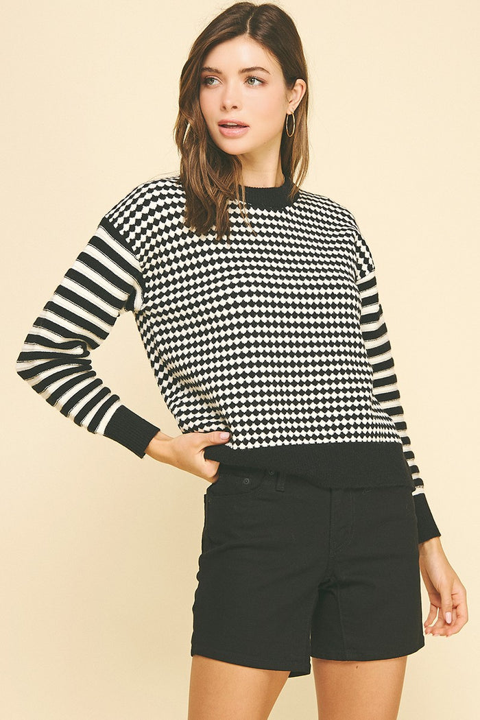harsh lines sweater