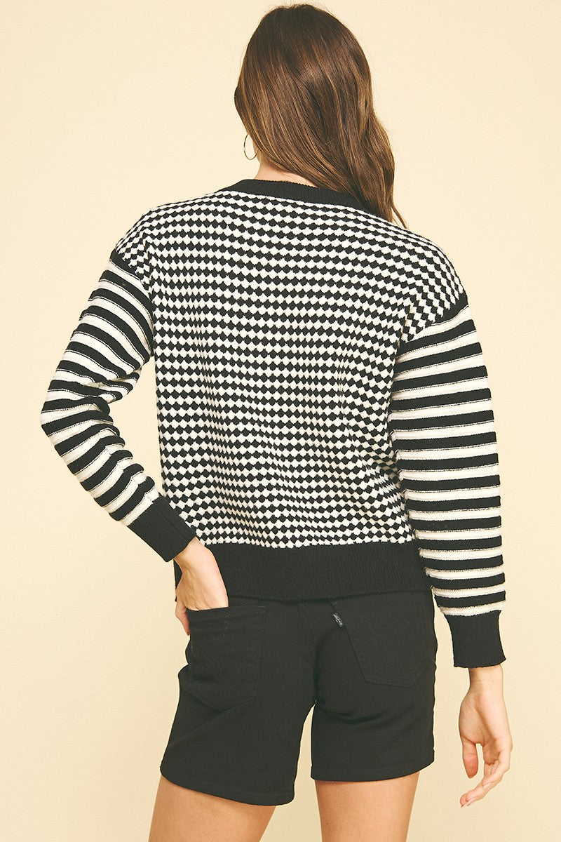 harsh lines sweater