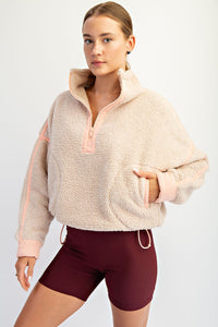 more than enough sherpa pullover