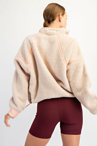 more than enough sherpa pullover