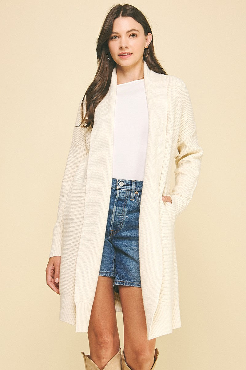 how its been long open cardigan
