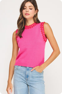 girly girl knit tank