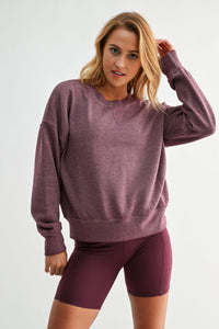 putting in overtime burnout crewneck
