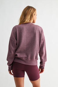 putting in overtime burnout crewneck