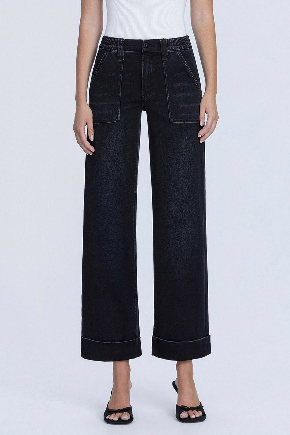better off elastic waistband denim