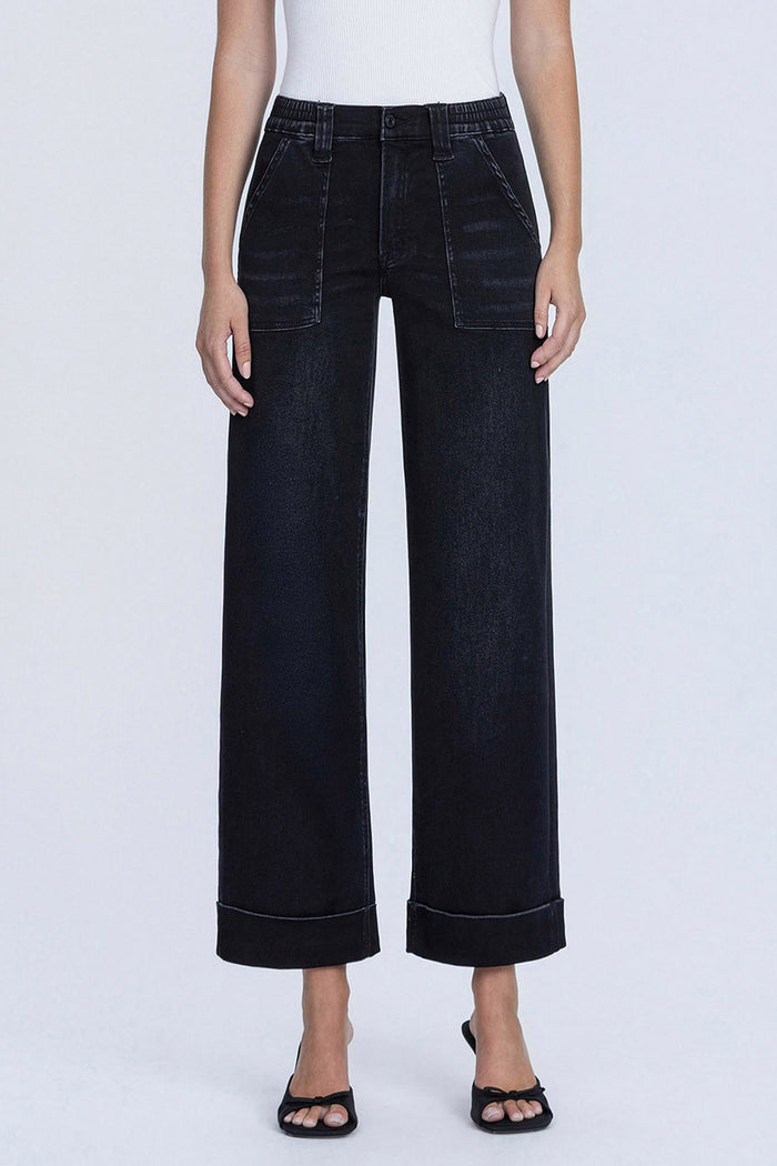 better off elastic waistband denim