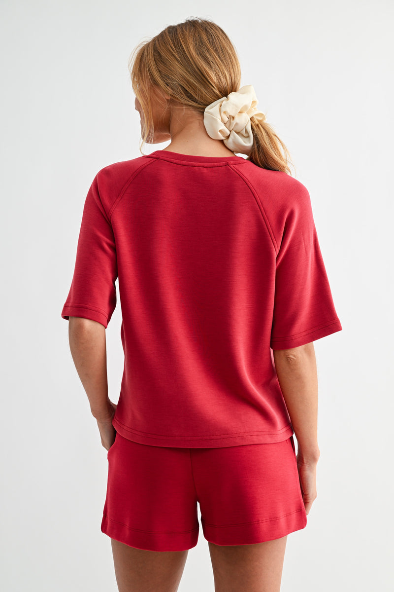 laguna butter soft drape tee