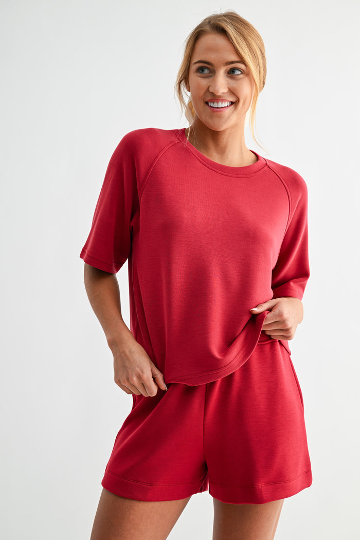 laguna butter soft drape tee