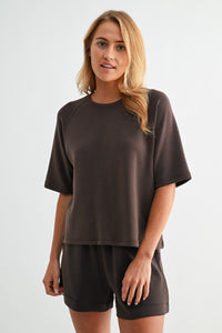 laguna butter soft drape tee