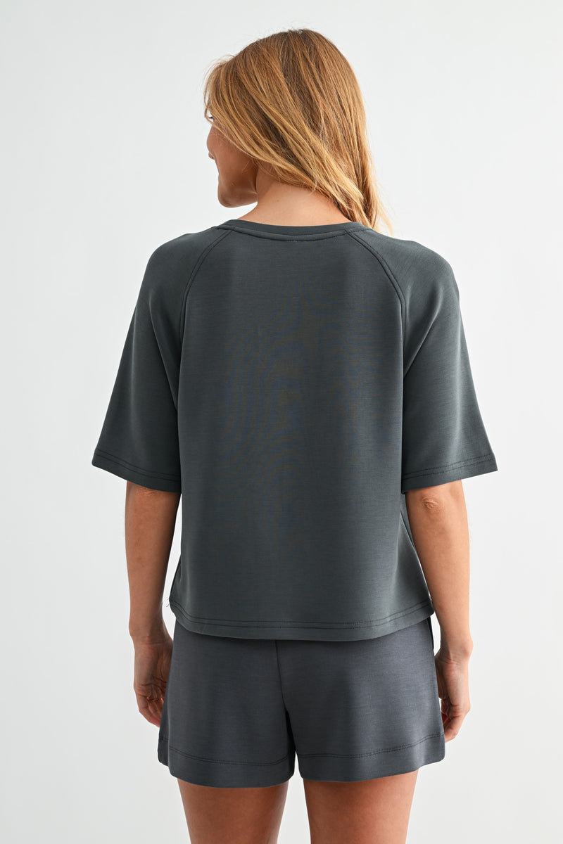 laguna butter soft drape tee