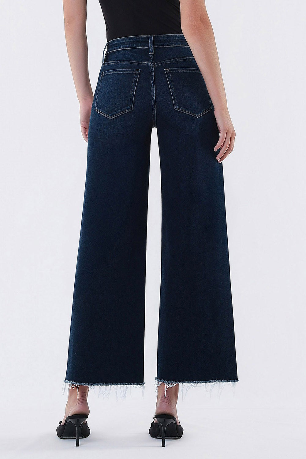 thank me later dark-wash denim