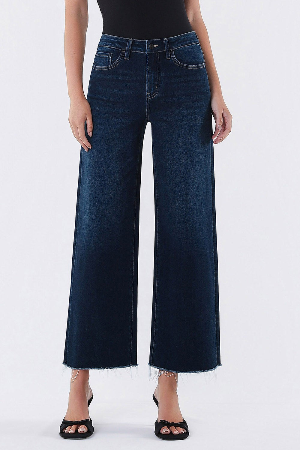 thank me later dark-wash denim