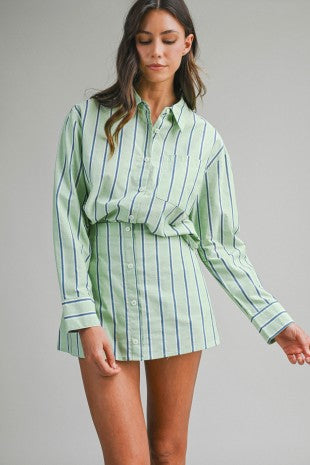 marley striped skort set