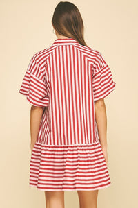 already on it striped dress