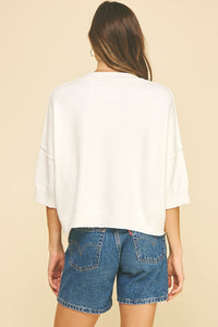 andi short sleeve sweater