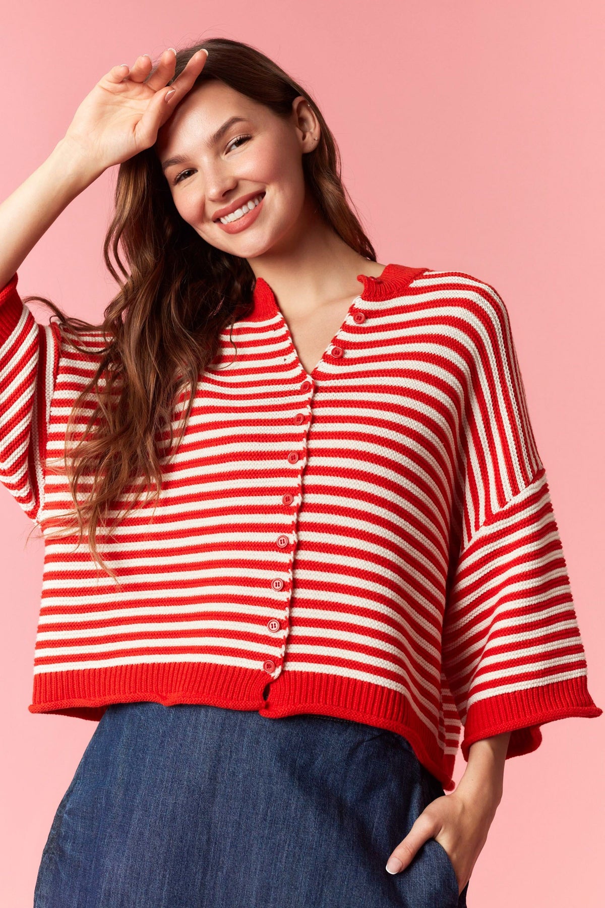 something about it oversized cardigan top