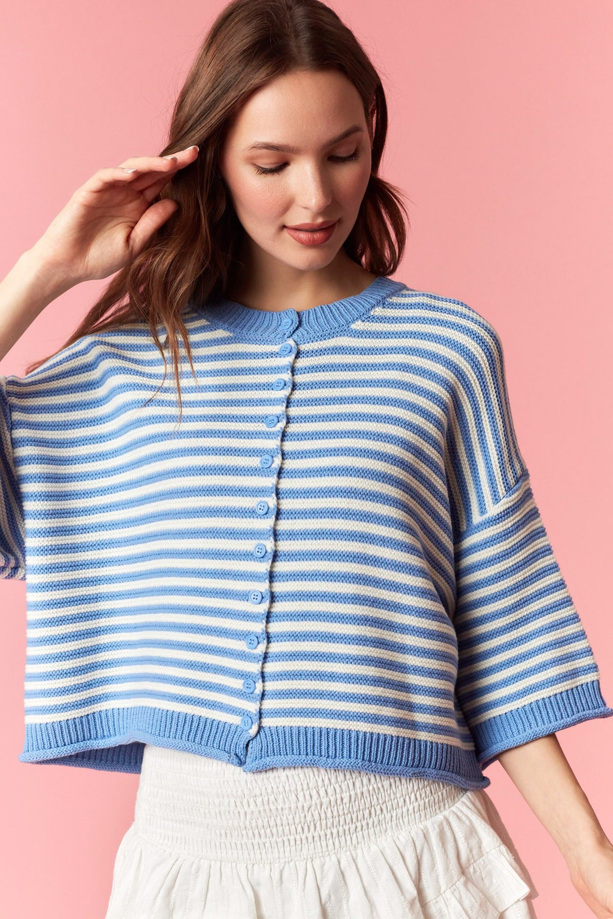 something about it oversized cardigan top