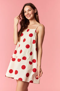 bold moves polka dot dress