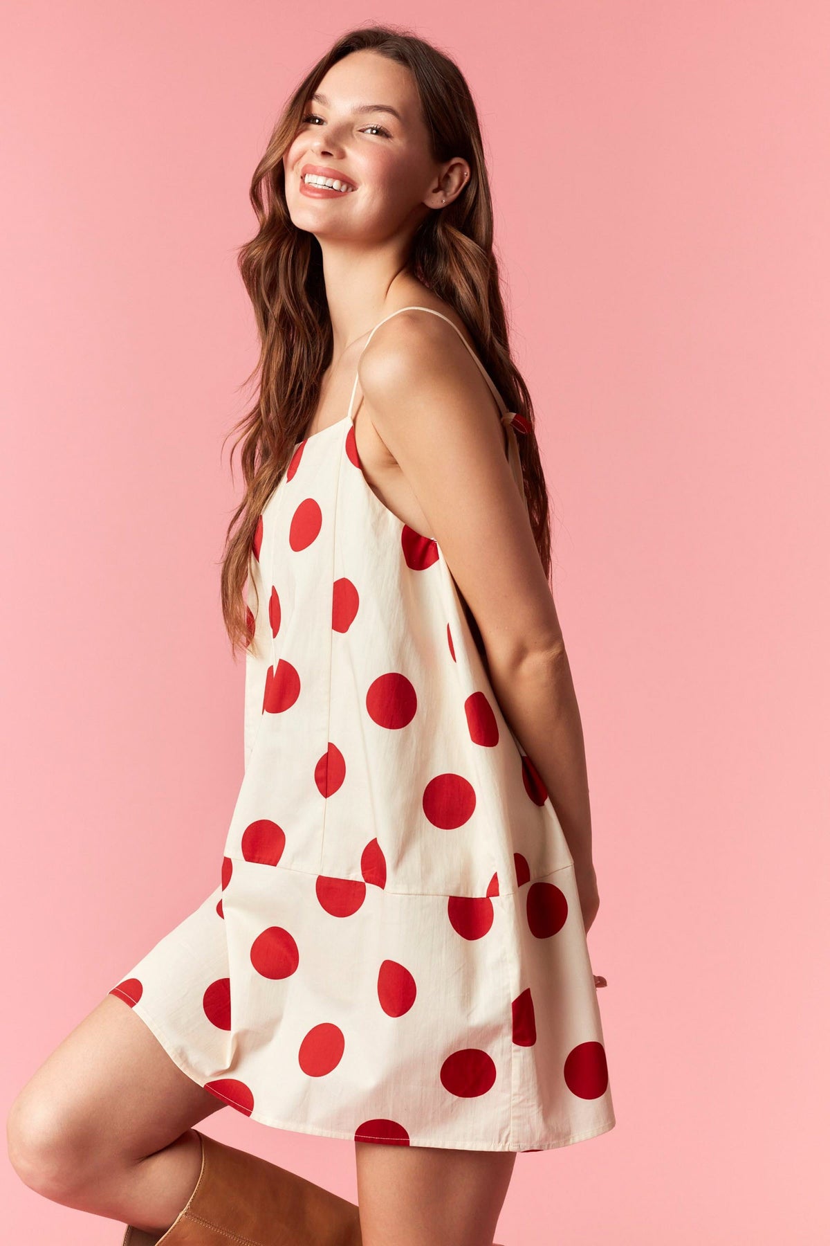 bold moves polka dot dress