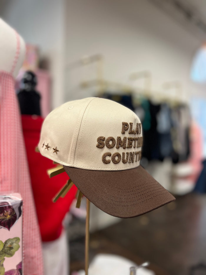play somethin' country trucker hat