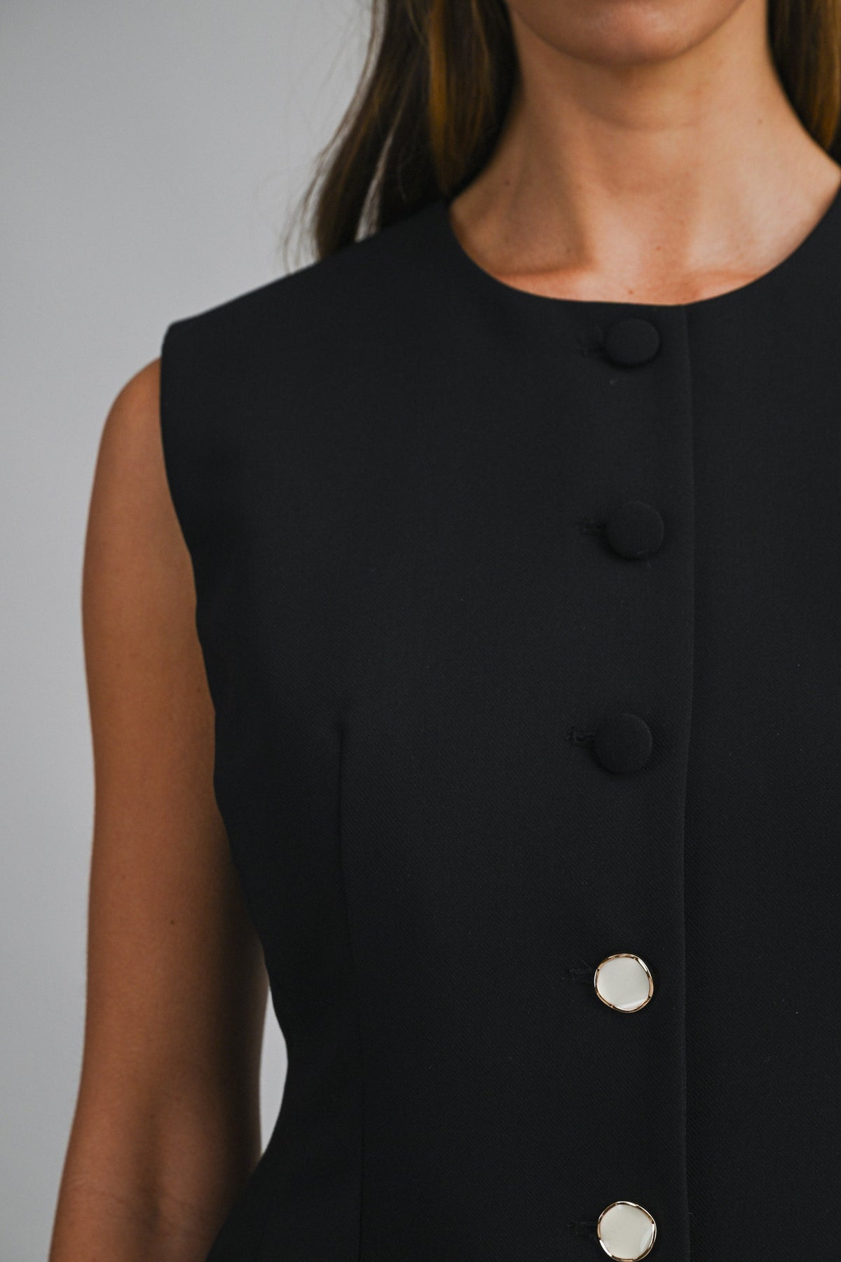 you just know tailored vest top
