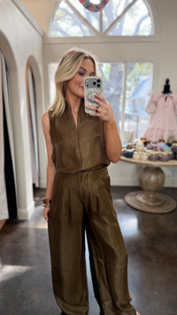 brown sugar wide leg pants