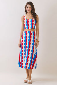 molly two-piece printed set