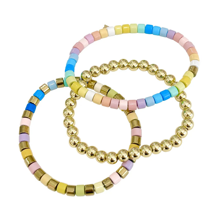 poppy bracelet set