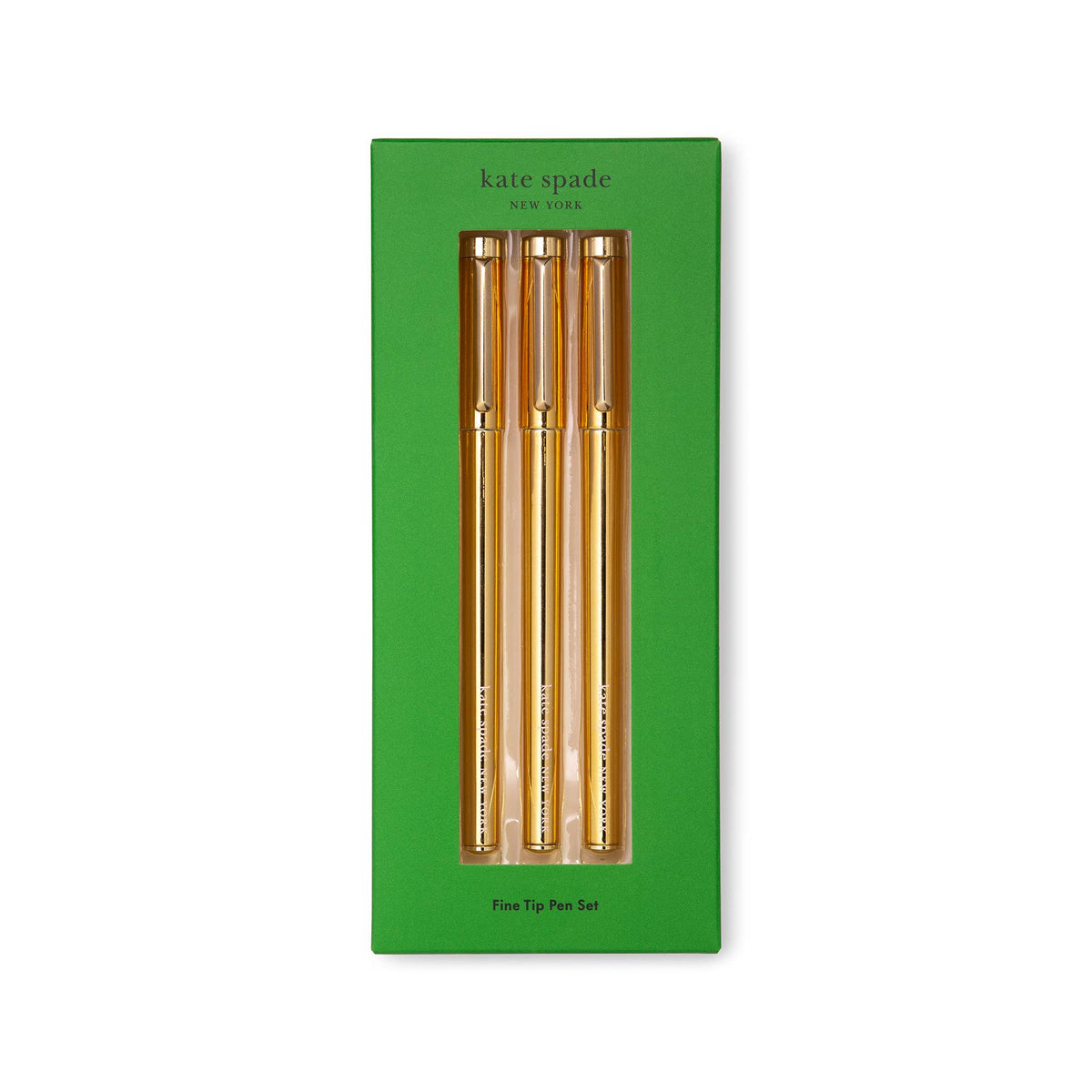 gold fine tip pen set | Kate Spade
