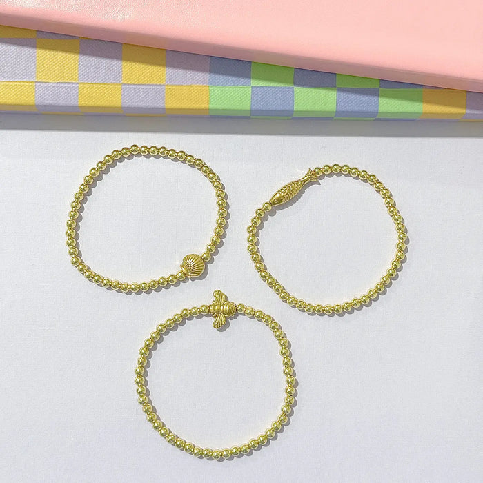 seaside treasures gold bracelet set