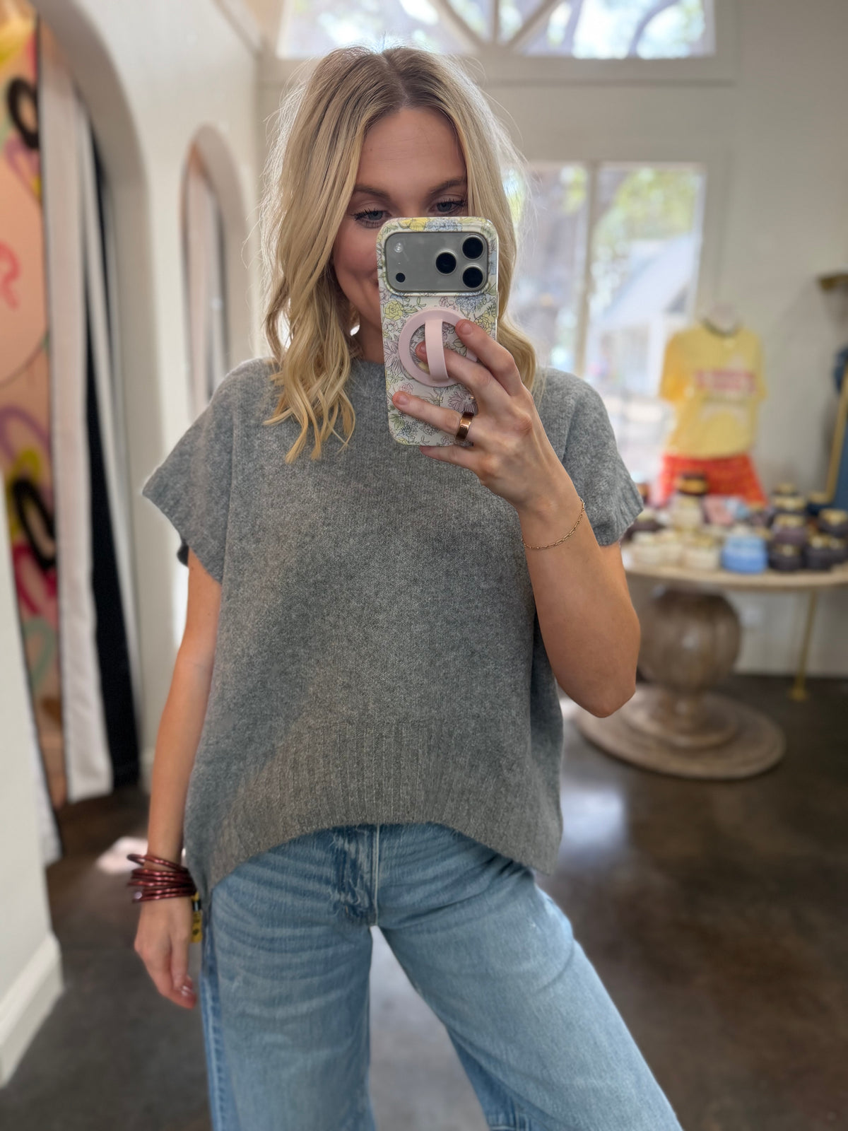 in on it sweater top