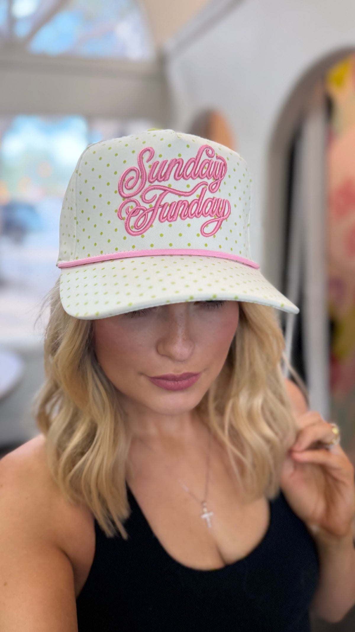 sunday funday trucker hat