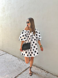 dottie off-the-shoulder bubble dress