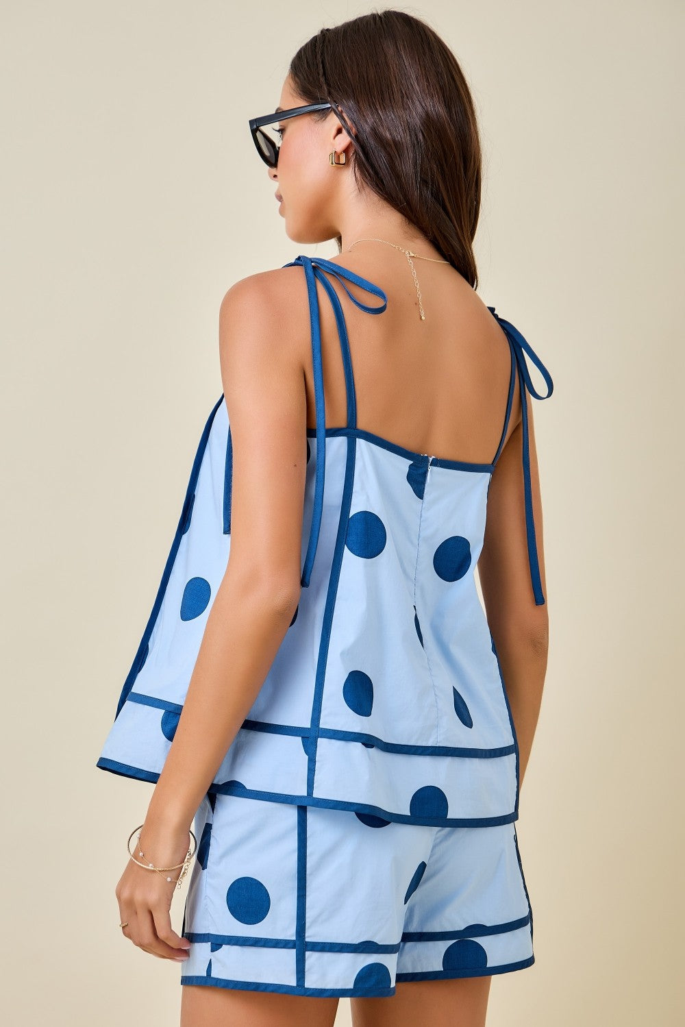 summer fling polka dot tank