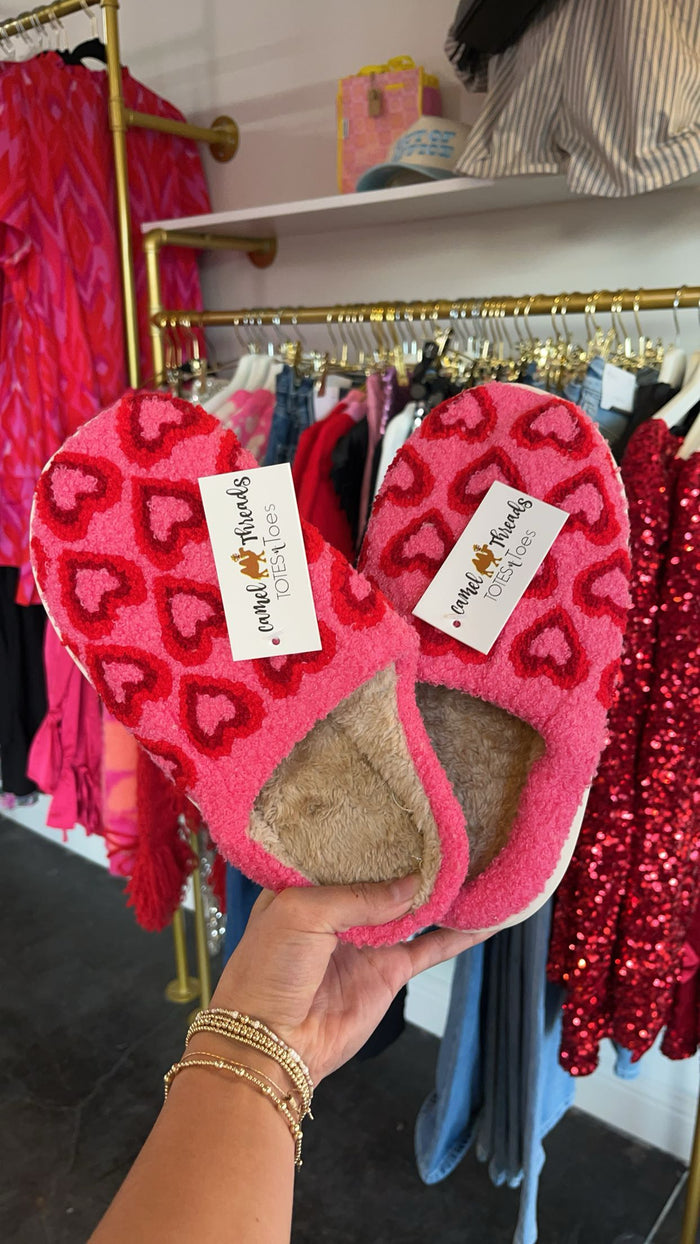 xoxo valentine slippers