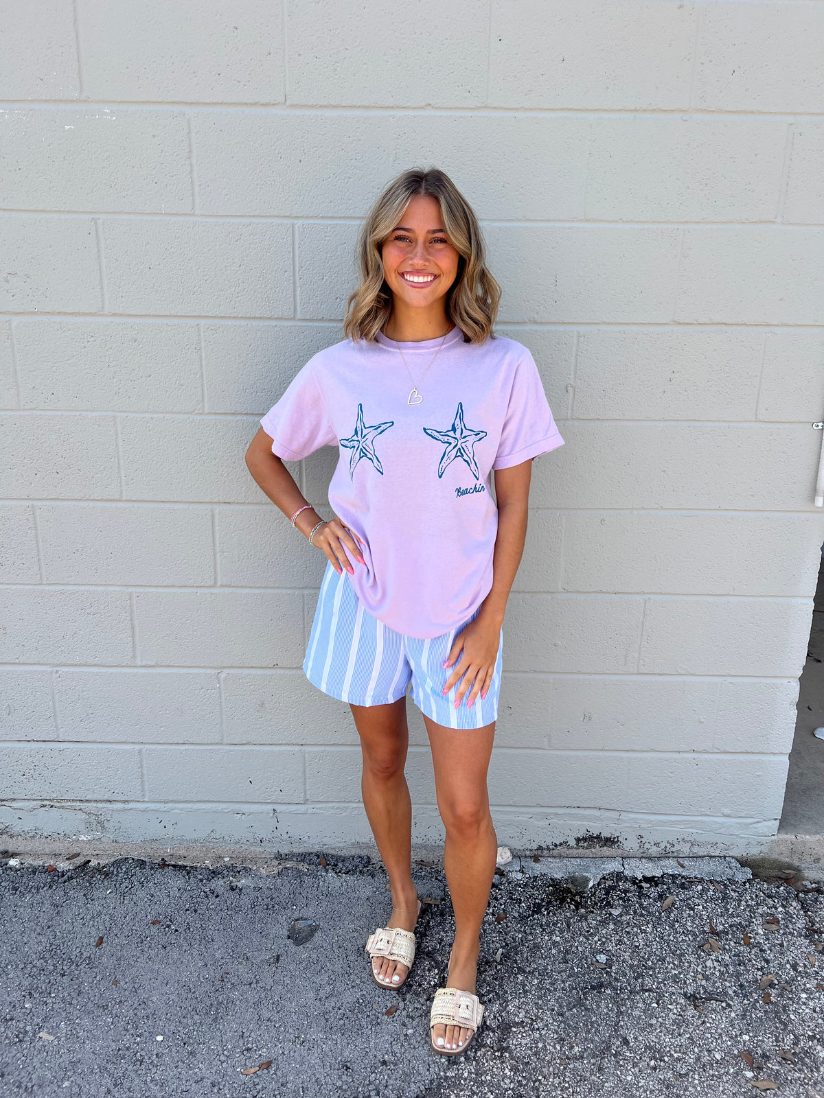 starfish bra beachin' tee