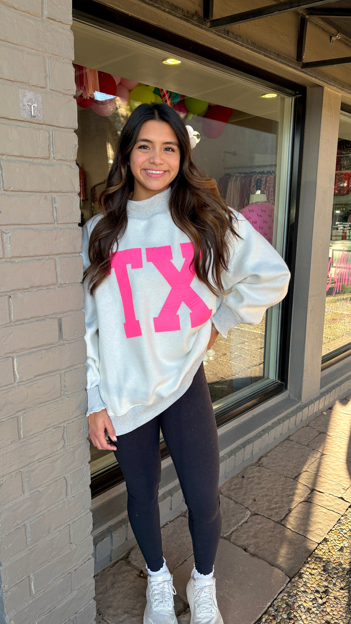 texas reversible crewneck sweatshirt