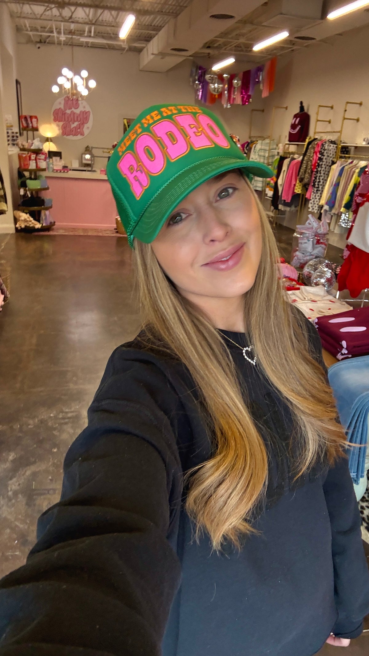 meet me at the rodeo trucker hat