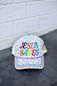 jesus saves trucker hat