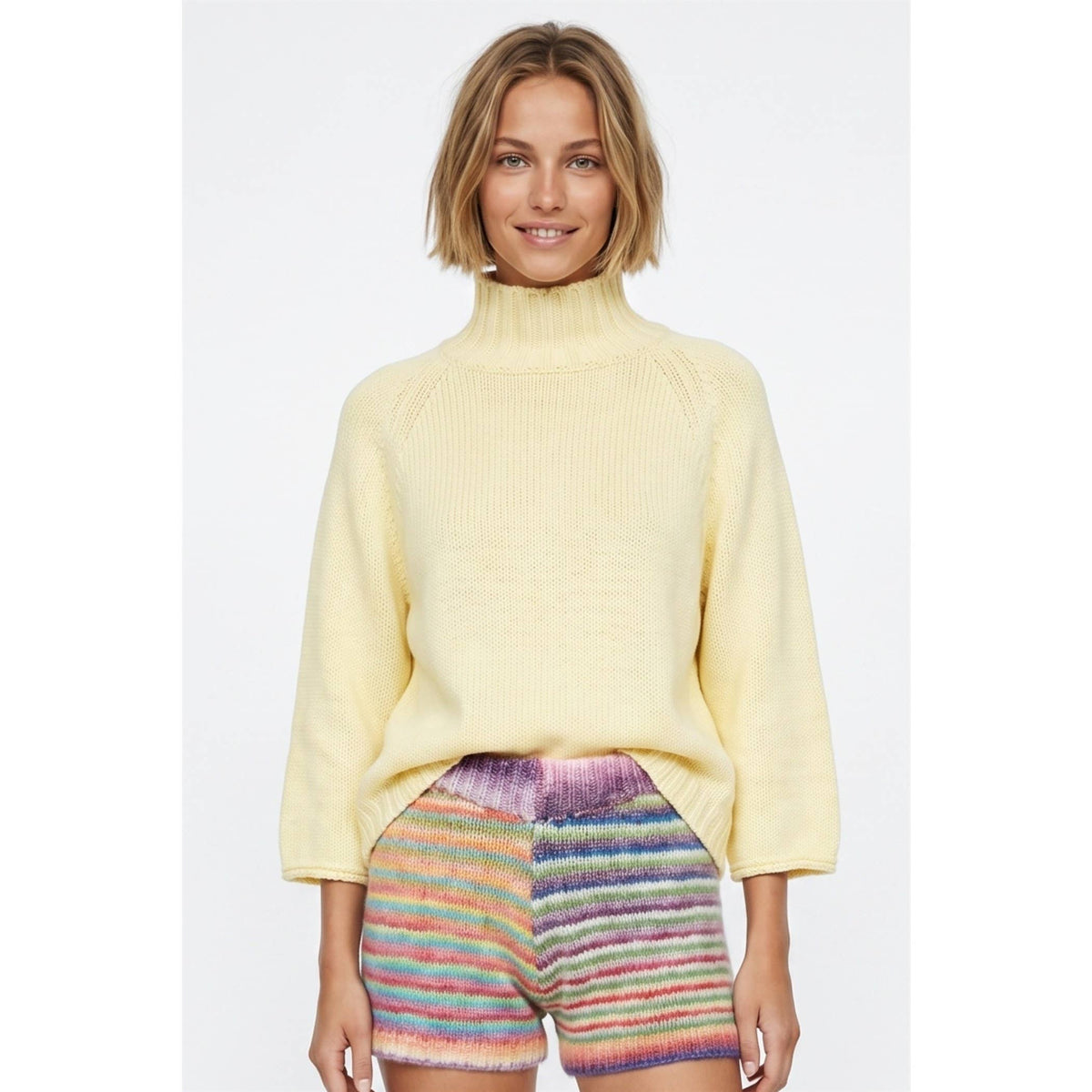 best dressed mock neck sweater