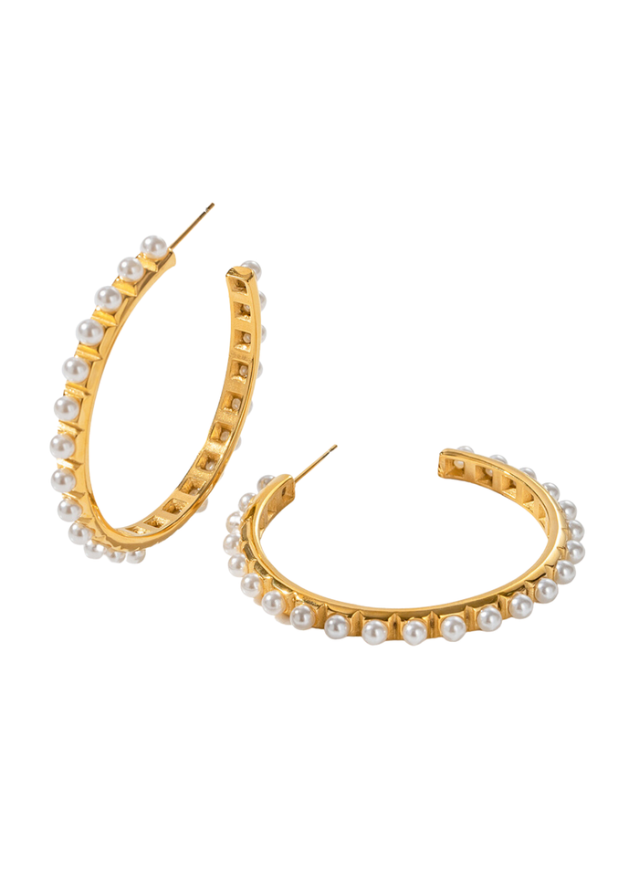 Phoebe Pearl Hoops
