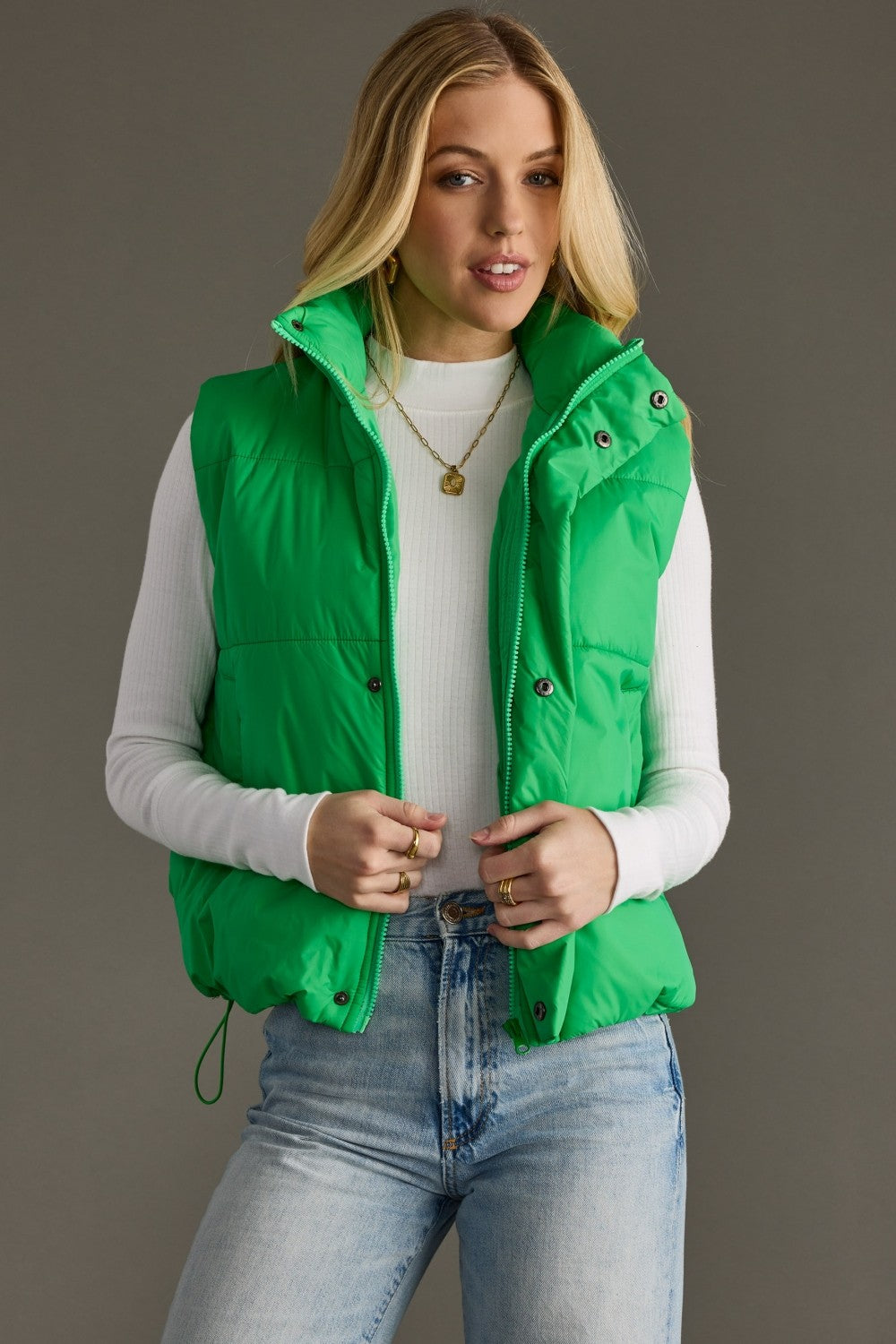 all I wanted puffer vest