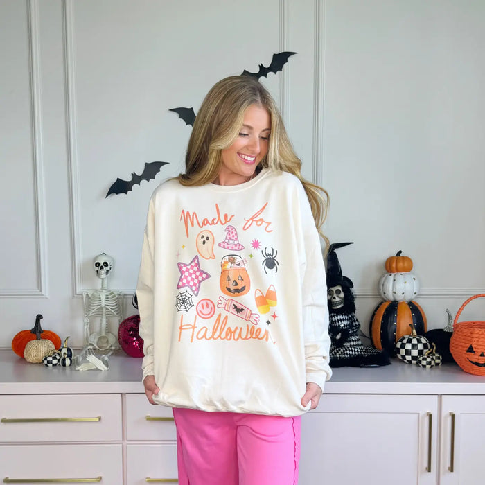 made for halloween crewneck sweatshirt