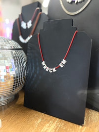 beaded gameday spirit necklace