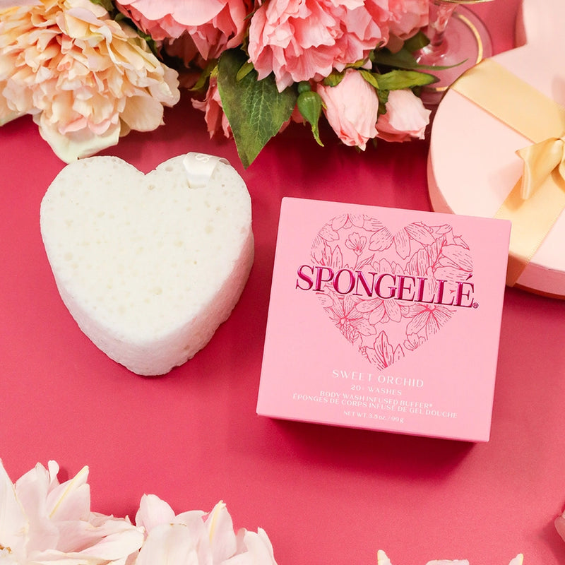 spongelle | sweet orchid heart buffer