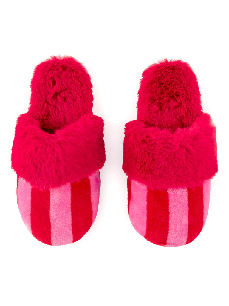 felicity stripe slippers