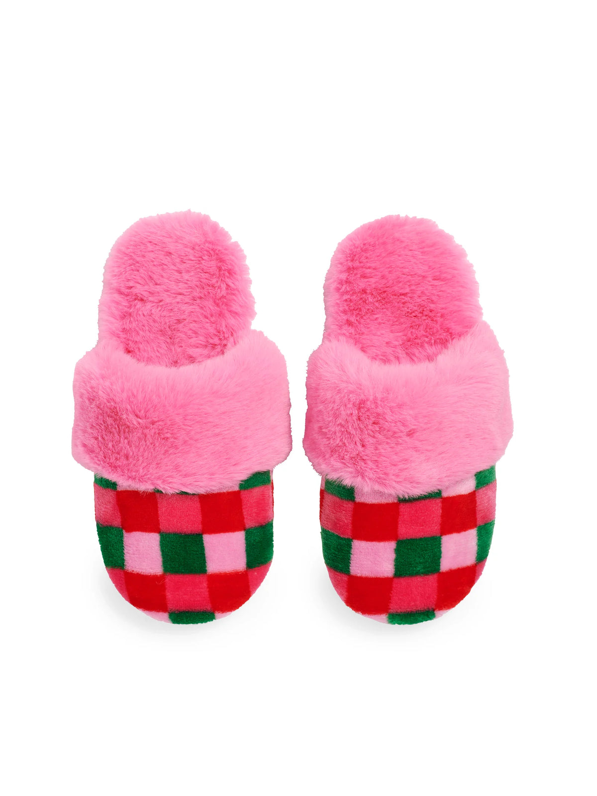 cozied up plush slippers