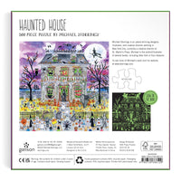 haunted house 500pc glow in the dark puzzle