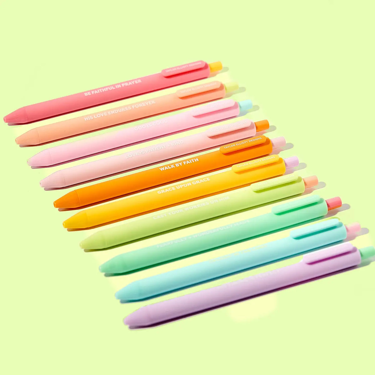 faith 10pc gel pen set