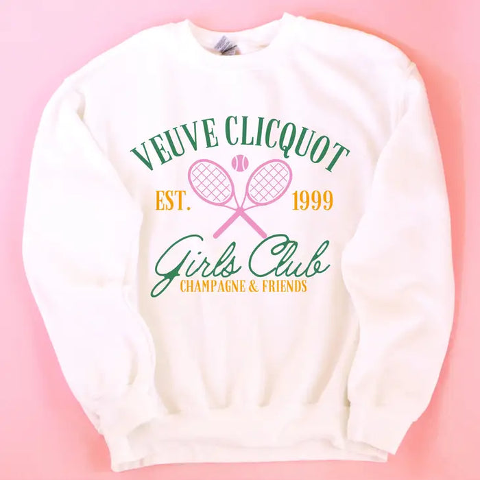 champagne girls club sweatshirt